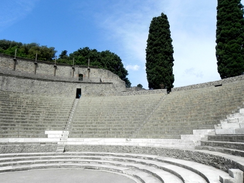 The Cavea or the Seating area of the amphitheatre