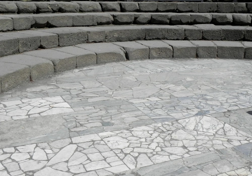 Details of the Mosaic Flooring of the Large Theatre